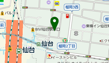 四谷学院仙台校の地図画像