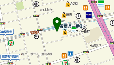 トフルゼミナール仙台校の地図画像