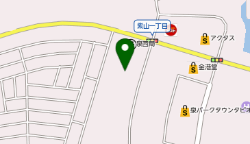 総合住宅展示場泉ハウジングパーク寺岡ポルクの地図画像