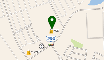 西友汐見台店の地図画像