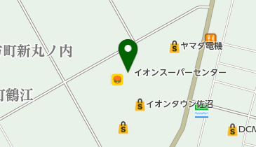 イオンスーパーセンター佐沼店の地図画像