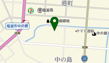ヤマザワ塩釜中の島店の地図画像