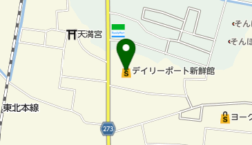 デイリーポート新鮮館中田店の地図画像