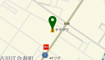 ヤマザワ古川北店の地図画像