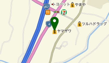 ヤマザワ白石北店の地図画像
