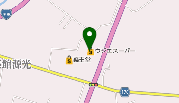ウジエスーパー築館店の地図画像