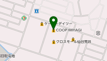 COOP MIYAGI荒井店の地図画像