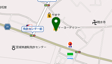 ジャパンミート生鮮館仙台市名坂店の地図画像