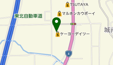 DCM白石店の地図画像