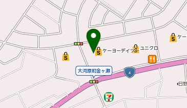 DCM大河原店の地図画像