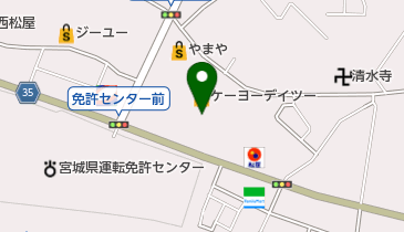 DCM泉市名坂店の地図画像