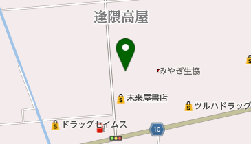 ダイシン亘理店の地図画像