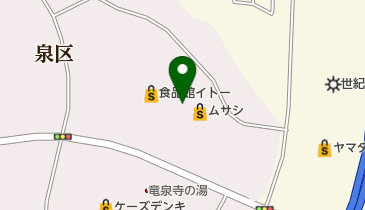 ホームセンタームサシ仙台泉店の地図画像