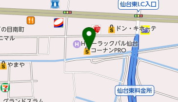 コーナンPRO仙台東インター店の地図画像