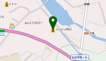 コーナンPRO泉松森店の地図画像