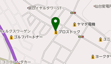 プロストック仙台北店の地図画像