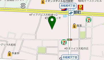 サンデー仙台卸町店の地図画像