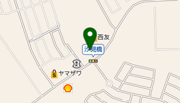 ドラッグヤマザワ汐見台店の地図画像