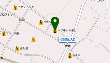 マツモトキヨシ市名坂店の地図画像