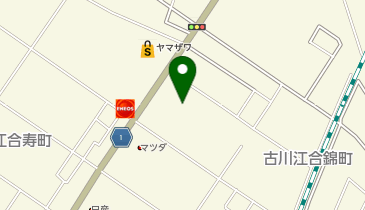 クスリのアオキ古川江合店の地図画像