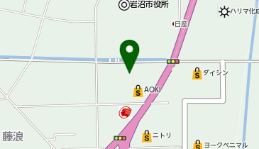 クスリのアオキ藤浪店の地図画像