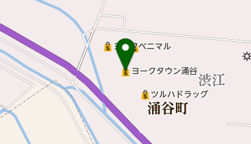 ヨークタウン涌谷の地図画像