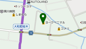 吉岡ショッピングモールの地図画像