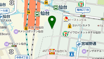 ヨドバシ仙台の地図画像