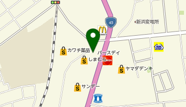 ベビー・子供用品バースデイ塩釜北店の地図画像