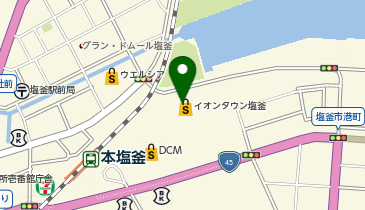 エフワン塩釜店の地図画像