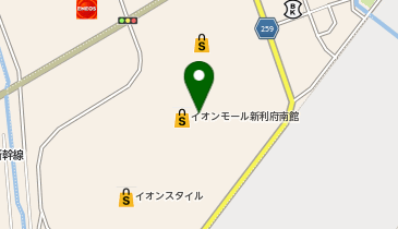 ジーユーイオンモール新利府南館店の地図画像