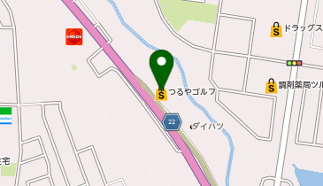 つるやゴルフ仙台泉インター店の地図画像