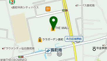 ムラサキスポーツザ・モール仙台長町店の地図画像