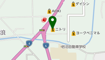 ニトリ岩沼店の地図画像