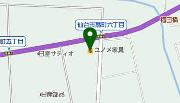 ユノメ家具Z・福田町店の地図画像