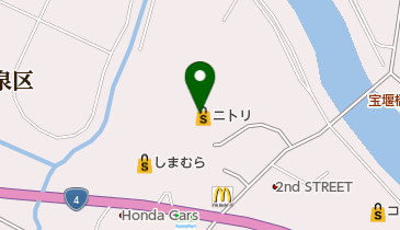 ニトリ仙台松森店の地図画像