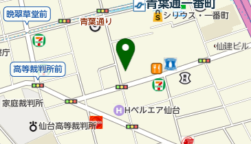 NOCE仙台店の地図画像
