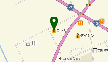 ニトリ大崎店の地図画像