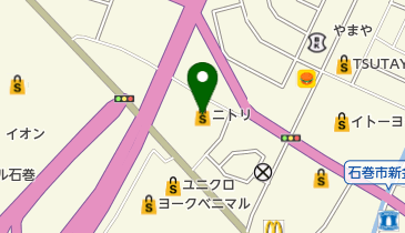 ニトリ石巻店の地図画像