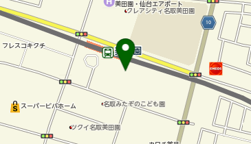 ニトリ名取オルフィーカ美田園店の地図画像