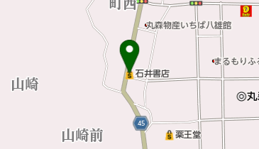 石井書店の地図画像