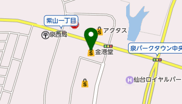 金港堂泉パークタウン店の地図画像