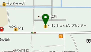 未来屋書店仙台幸町店の地図画像