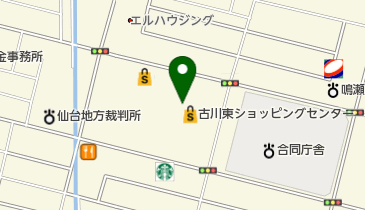 未来屋書店古川店の地図画像