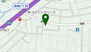 ダブルエックス長町南店の地図画像