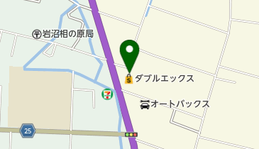 ダブルエックス岩沼店の地図画像