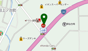 ブックオフPLUS286号仙台鈎取店の地図画像