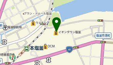 ザ・ビッグ塩釜店の地図画像