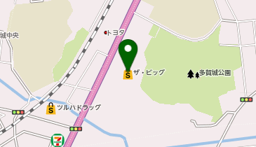 ザ・ビッグ多賀城鶴ヶ谷店の地図画像