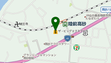 ザ・ビッグエクスプレス陸前高砂駅前店の地図画像